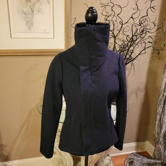 Bebe Jacket With Faux Fur Collar - Picture 5 of 15